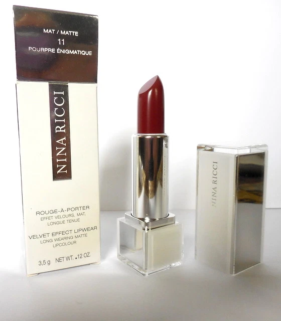 Nina Ricci Velvet Effect Lipwear Lipstick #11 Pourpre Enigmatique NEW - Image 2 of 2
