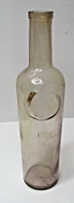 Vintage Antique   Whiskey Beer Bottle Clear Color  BL-54