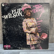 FLIP WILSON THE DEVIL MADE ME BUY THIS DRESS LD-1000 LP VINYL RECORD