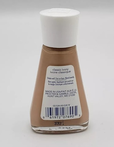 NEW CoverGirl Clean Liquid Make Up Foundation Classic Ivory - Picture 2 of 2