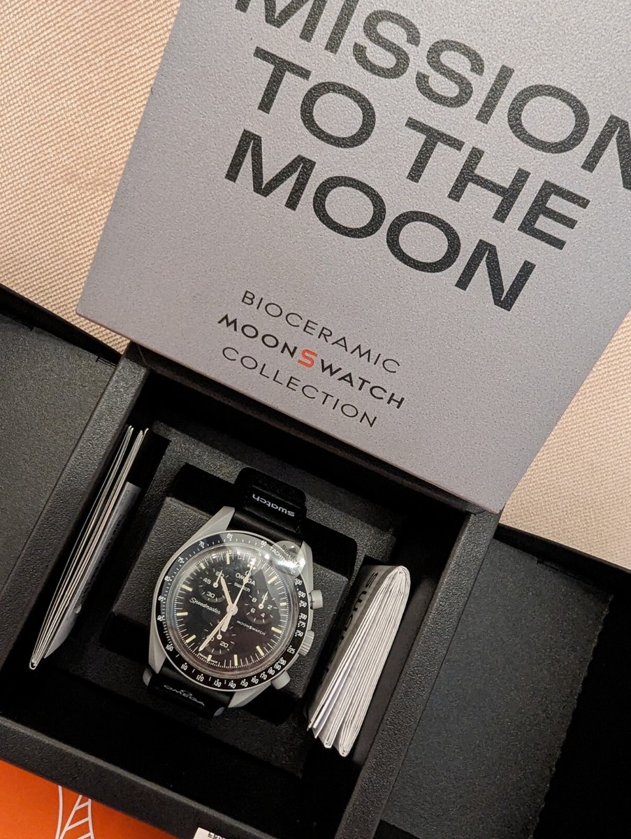 Swatch Speedmaster Moonwatch Saliba様 Swatch MoonSwatch Moonshine Gold Strawberry Moon Of June