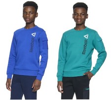 Reebok Boy's Athletic Fleece Crewneck Sweatshirt
