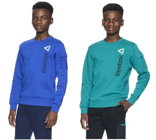 Reebok Boy's Athletic Fleece Crewneck Sweatshirt - 第 1/15 張圖片