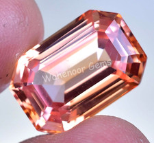 Natural imperial Topaz 20.90 Ct Emerald Stunning AGL Certified Loose Gemstone