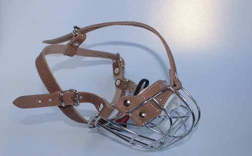 Cesta de alambre de metal fuerte bozal para perro para American Bully, XL Bully y otros - Imagen 5 de 7