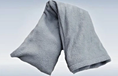 WHEATBAGSRUS AROMA FREE Wheat Bag extra long in Grey Fleecy Cover ease muscular aches & pain