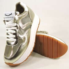 VOILE BLANCHE WOMEN'S GOLD SOFT LEATHER COMFORT FASHION SUMMER SNEAKERS