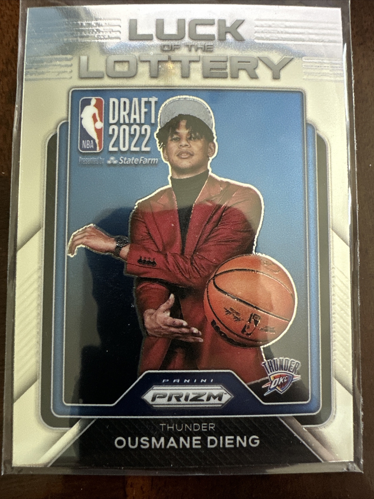 2022-23 Panini Prizm OUSMANE DIENG Luck of the Lottery SP Rookie Insert