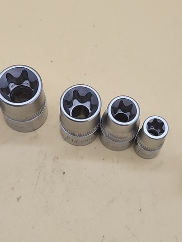Cornwell Torx Star Bit Female E Socket Set E4-5-6-7-8 E20-18-16-14-10 10ea - 第 6/7 張圖片