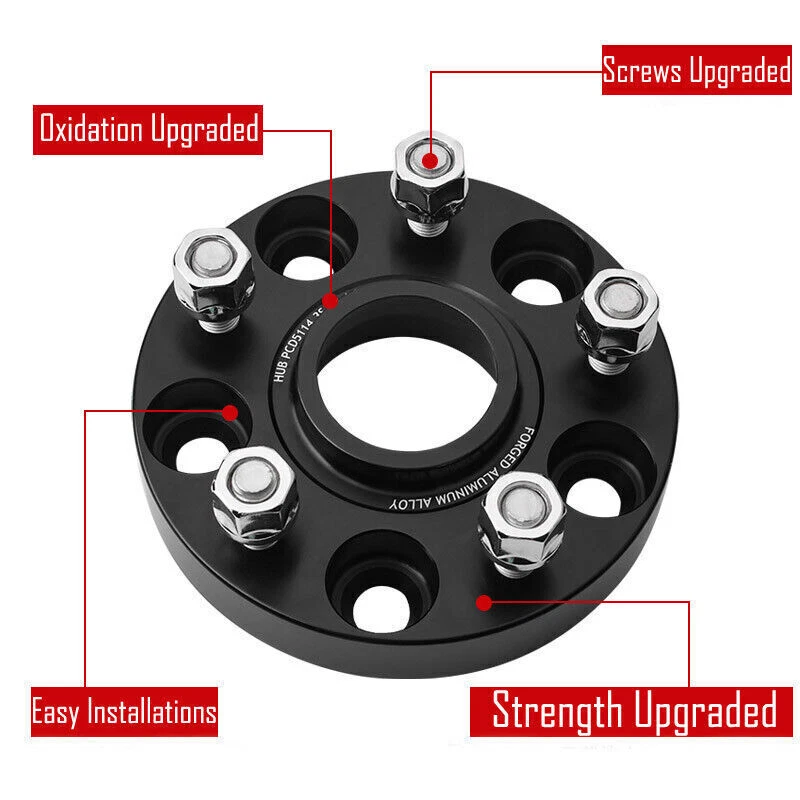 4Pcs 5X130 71.6CB 30mm Thick Hubcenteric Wheel Spacer Adapters For Audi Q7 06-14 - Image 2 of 4