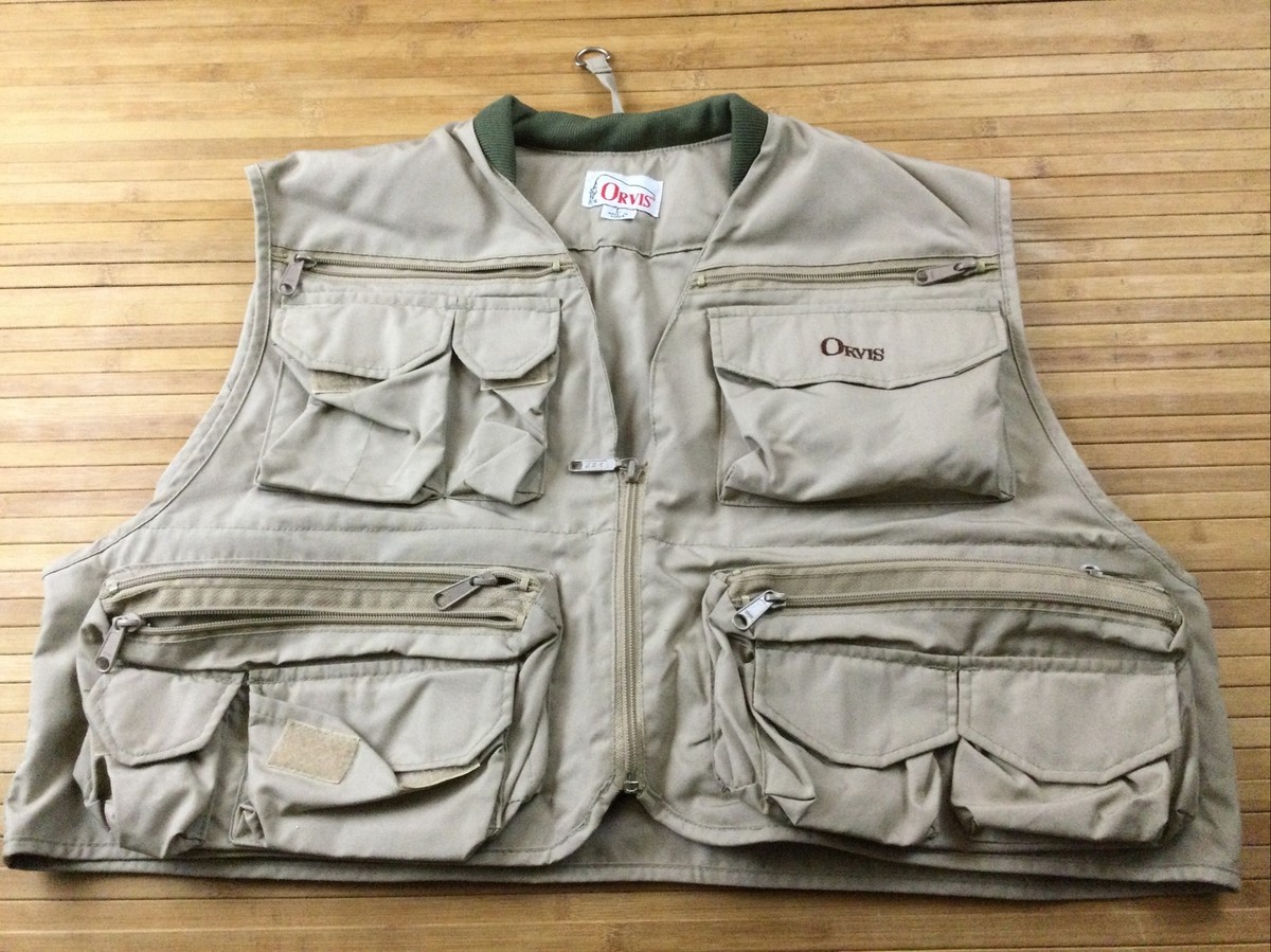 ウェア ORVIS Vintage 1970's Poplin Fishing Vest デッド 70年代製 ORVIS ポプリン フィッシングベスト