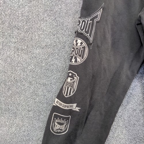 Tapout Boys Jogger Pants Black Size S/8 Black Drawstring Waist Cargo Pocket - Picture 7 of 15