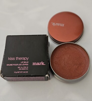 Avon Mark Kiss Therapy Lip Balm In Shimmering Coral...Discontinued...New in Box