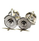 GIA Certified 14k white gold SI2 I1 F  1.64ct round diamond martini earrings NEW — photo 6