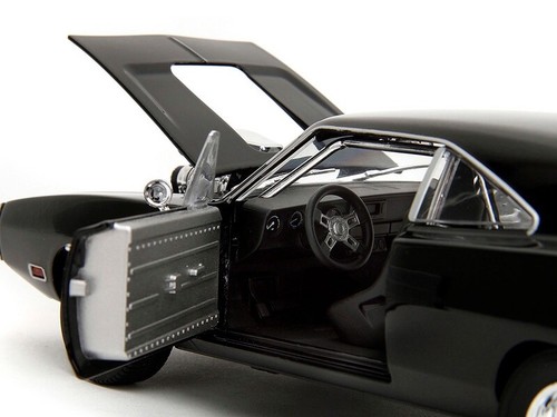 JADA DOM'S DODGE CHARGER R/T BLACK "FAST & FURIOUS" 1/24 DIECAST 33721 T/S - Picture 3 of 8