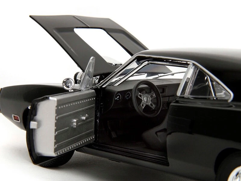 JADA DOM'S DODGE CHARGER R/T BLACK "FAST & FURIOUS" 1/24 DIECAST 33721 T/S.. - Image 3 of 4
