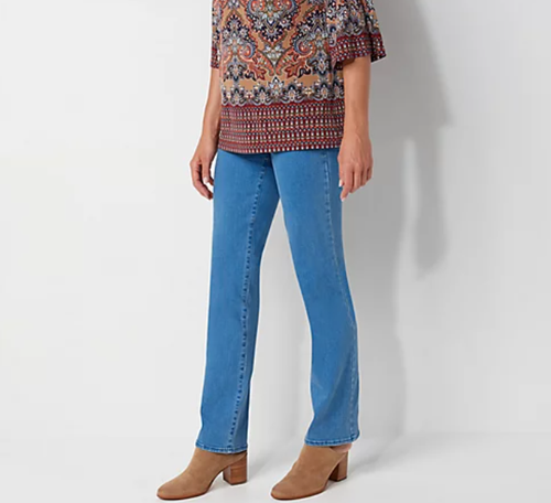 NYDJ Marilyn Straight-Leg Jeans Double 
