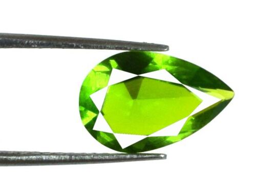 2.30 KT / 12 MM Pakistan Verde Oliva Peridoto Loose Gemma Pera Taglio