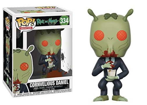 Rick And Morty Cornvelious Daniel ¡Con Salsa Pop! Vinilo - Nuevo En Stock Caja Abollada