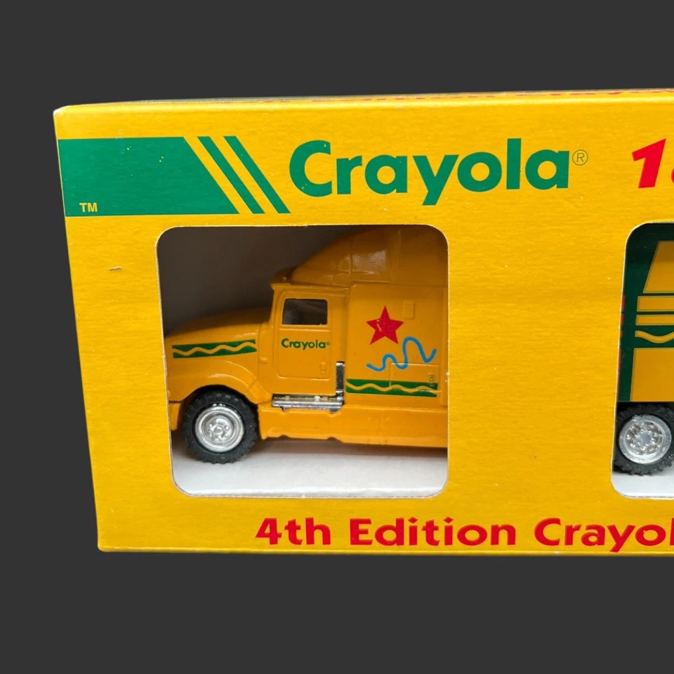 Vintage 1995 Crayola 18-Wheeler 4th Edition Die Cast with Crayons EX+ - Image 3 of 4
