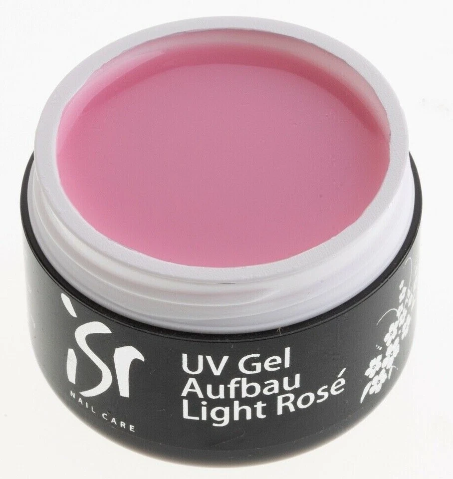 ISR UV Gel Aufbau Light Rosé Rosa Milchig mittelviskos keine Hitzeentwicklung