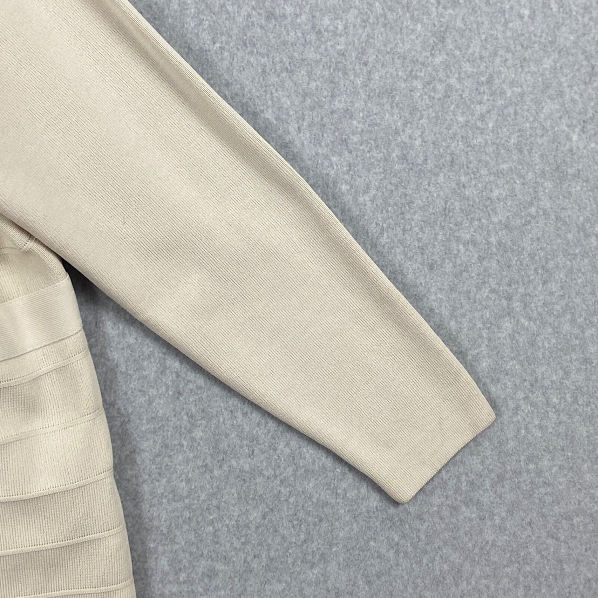 Manteau Longueur Genou LANE BRYANT Ivoire & Gris Taille 26/28 (3X/4X) - Neuf Avec étiquettes