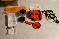 Black and Decker Replacement Spool  Cap and Charger for String Trimmer