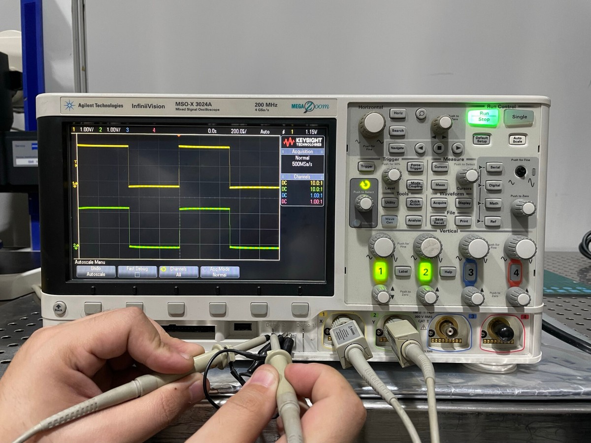 Agilent MSO-X 3024A 4+16CH 200MHZ Oscilloscope with 2x N2890A