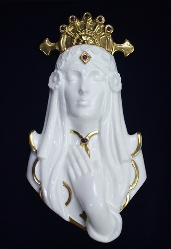 Noritake Figurine Porcelain Turandot Opera Vintage Framed Art - Picture 2 of 8