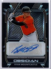 2021 Panini Chronicles Obsidian Baseball Ryan Mountcastle ROOKIE AUTO ORIOLES
