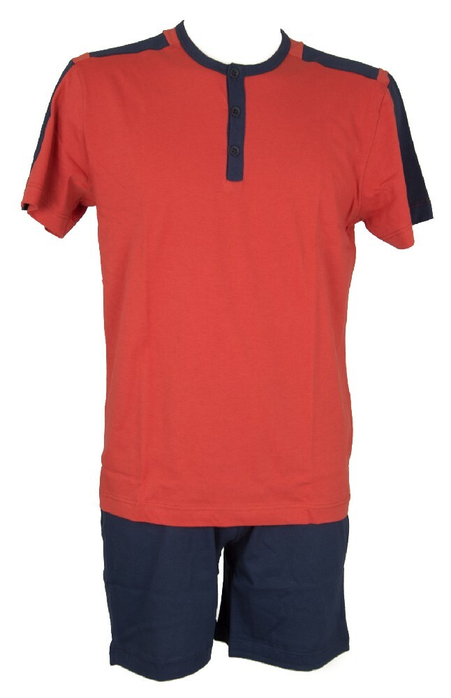 SG Pigiama uomo cotone маника корта колло серафино РАГНО артиколо N24244 11990₽