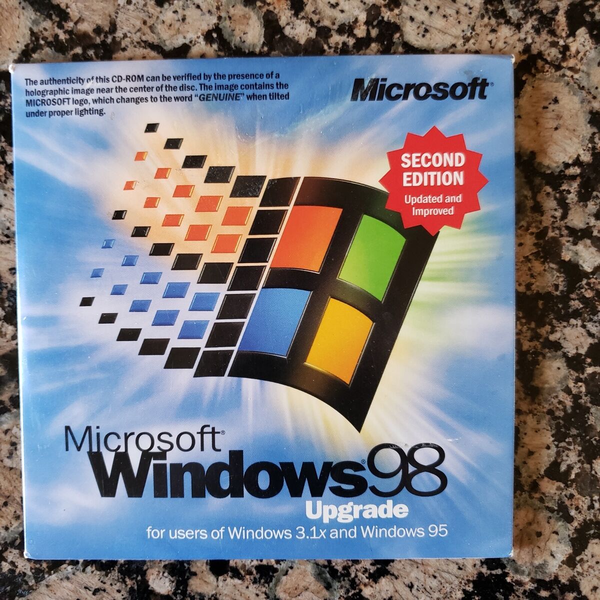Microsoft Windows 98 SE Upgrade CD With Product Key Genuine Microsoft Windows 98 SE Upgrade CD With Product Key Genuine