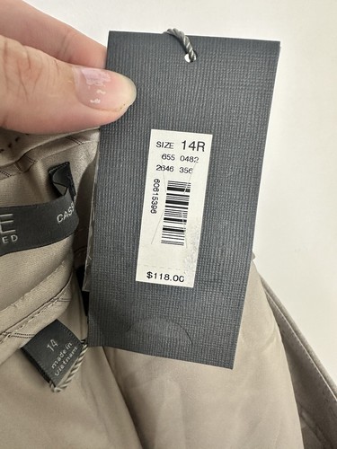 Pantalones de vestir para mujer THE LIMITED Luxe Cassidy Bootcut tostados talla 14 nuevos con etiquetas - Imagen 5 de 6