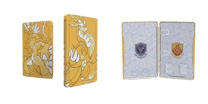 Steelbook Pokémon Violet Vide – Format G4 Pour Nintendo Switch, Neuf Sous Blister
