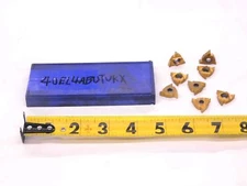8pcs NEW VARGUS 4UEL4ABUT VKX TiN COATED CARBIDE THREADING INSERTS INDEXABLE