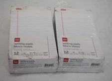 Office Depot Writing Pads Blocs-Notes 5" x 8" Narrow Ruled 50 Sheets 24 Pack