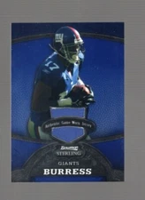 2008 BOWMAN STERLING PLAXICO BURRESS #75 JERSEY 118/349 NEW YORK GIANTS