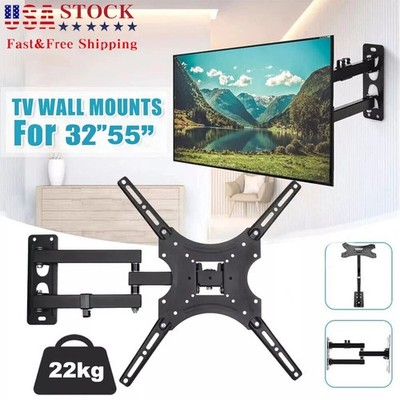 Universal Tilt TV Wall Mount   Adjustable Bracket for 32 55 Inch Screens