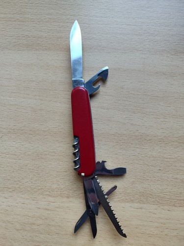 Victorinox Taschenmesser - Rot 91 mm gebraucht - Bild 3 von 3