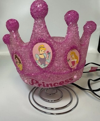 Preowned Pink Disney Princess Lamp Model Number YGL 906 Vintage 2005