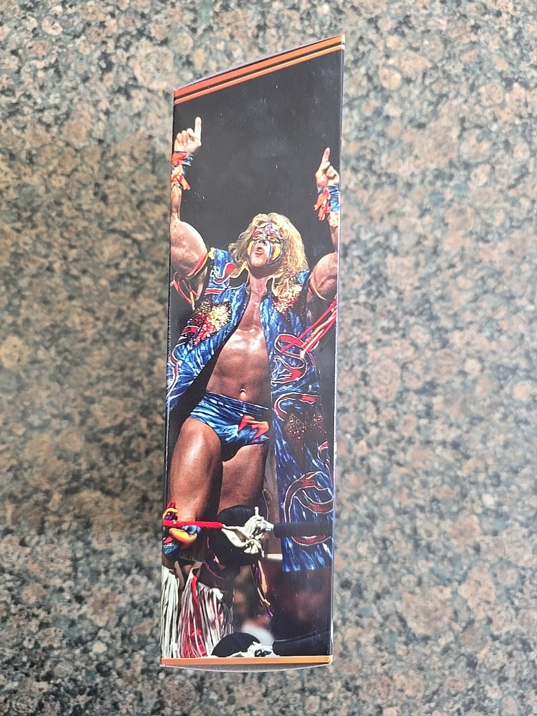 WWE Ringside Ex Elite Ultimate Warrior Wrestlemania Brand New 