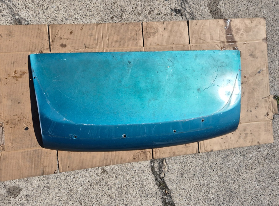 MK2 Toyota MR2 Turbo Rear Trunk OEM Deck Lid Zenki Teal Turquoise SW20 ...