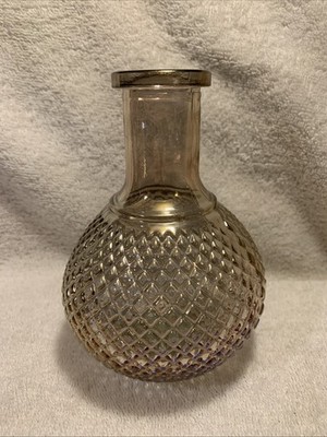 Smokey Pink Iridescent Vase 6  X4   Perfect For Flowers Or A Starter Plant Water