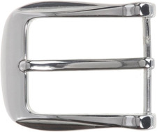 1 5/8" 40mm Nickel Free Single Prong Rectangular Belt Buckle
