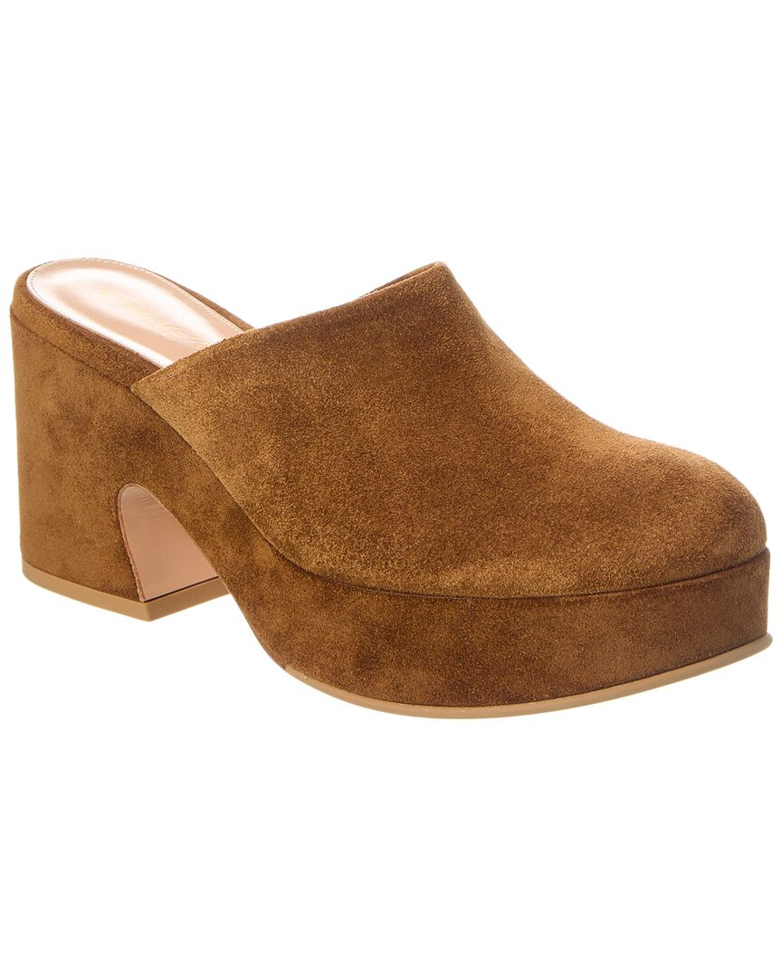 Женские замшевые кроссовки Gianvito Rossi Lyss 55