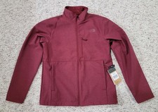 The North Face Apex Bionic Softshell Jacket Cordovan Dark Heather Mens SZ Medium