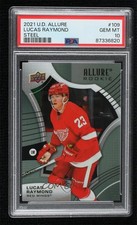 2021-22 Upper Deck Allure Rookies Steel Lucas Raymond #109 PSA 10 GEM MT 1gi6