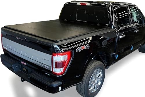 Tonneau Cover Compatible with Chevy Silverado/GMC Sierra 1500 Truck Bed (Hard - Picture 2 of 7