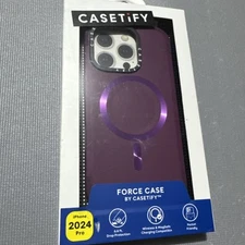 CASETiFY Force Case w/ Magsafe for iPhone 16 Pro 6.3" - Mulberry