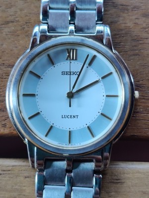 Seiko Lucent 5E21 HAQ Ultra Slim 37mm Men's Watch JDM Japan Org Bracelet 19cm